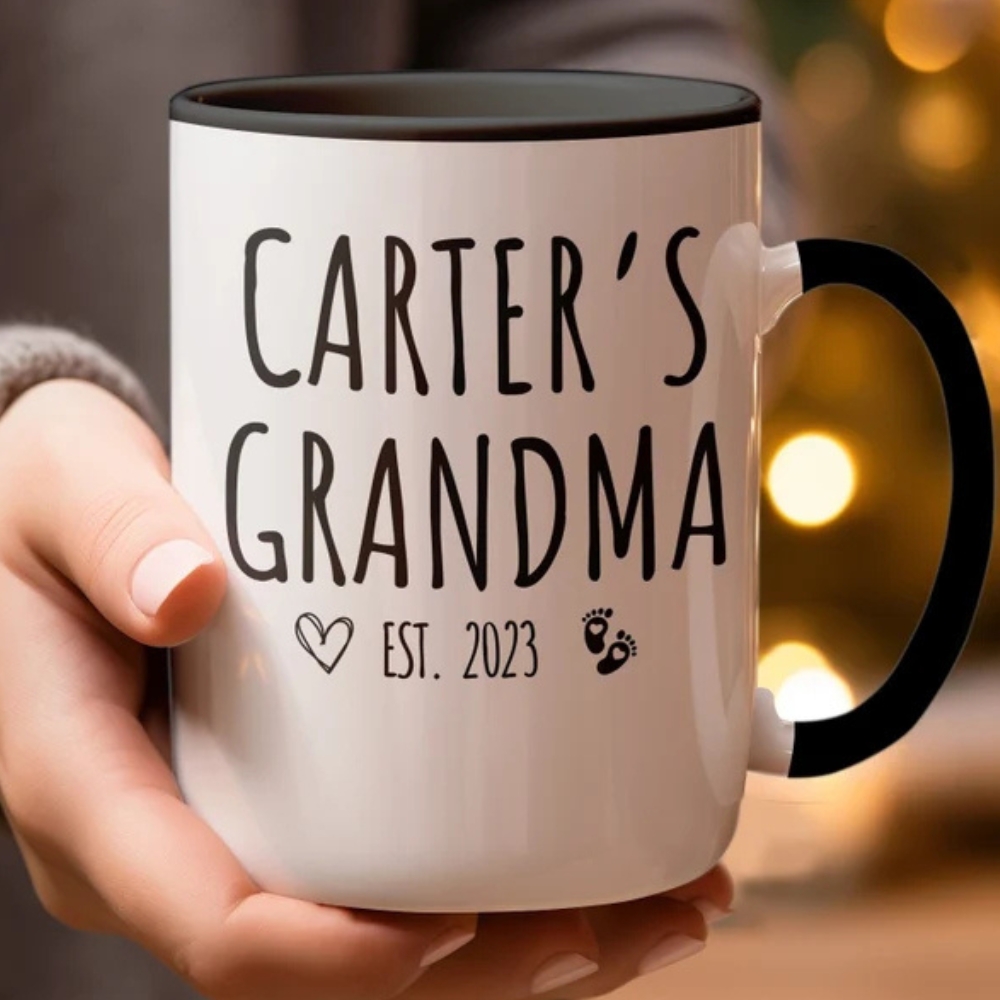 Custom Grandma Mug, Name Mug, Grandma Gifts, Mug