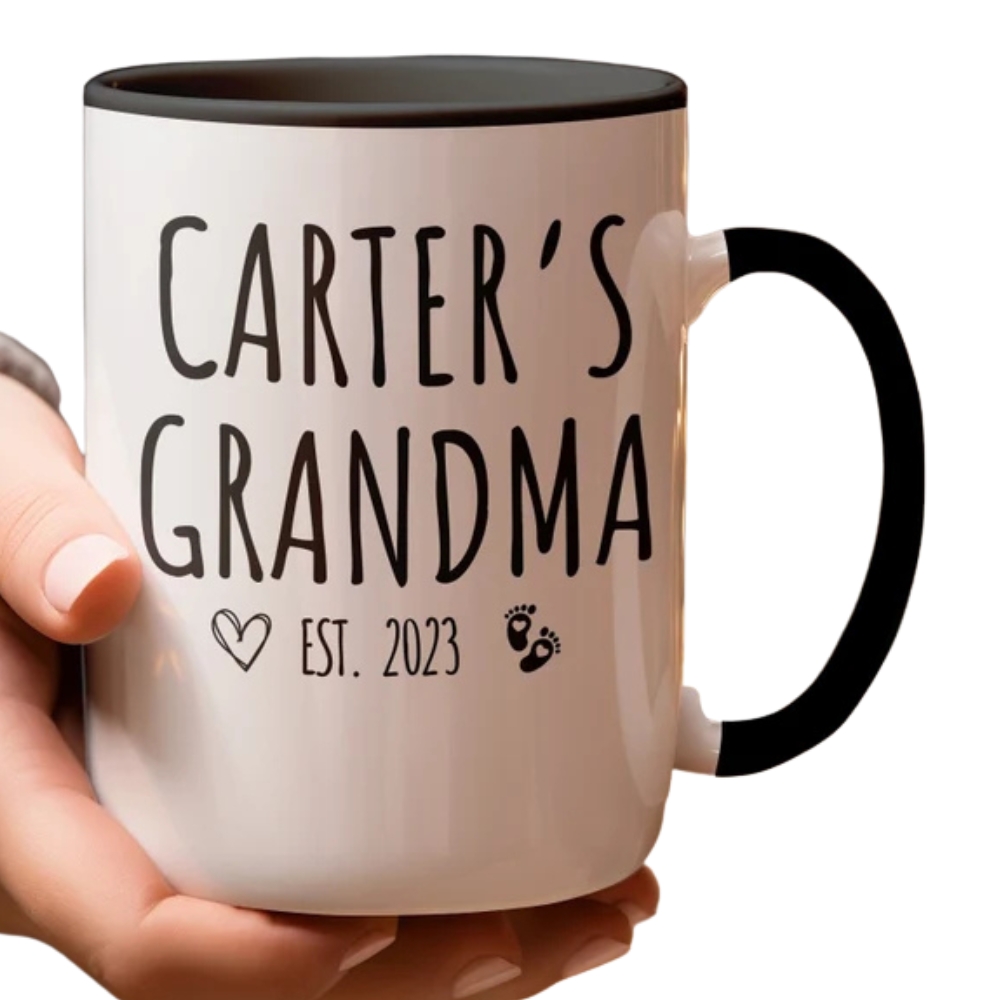 Custom Grandma Mug, Name Mug, Grandma Gifts, Mug