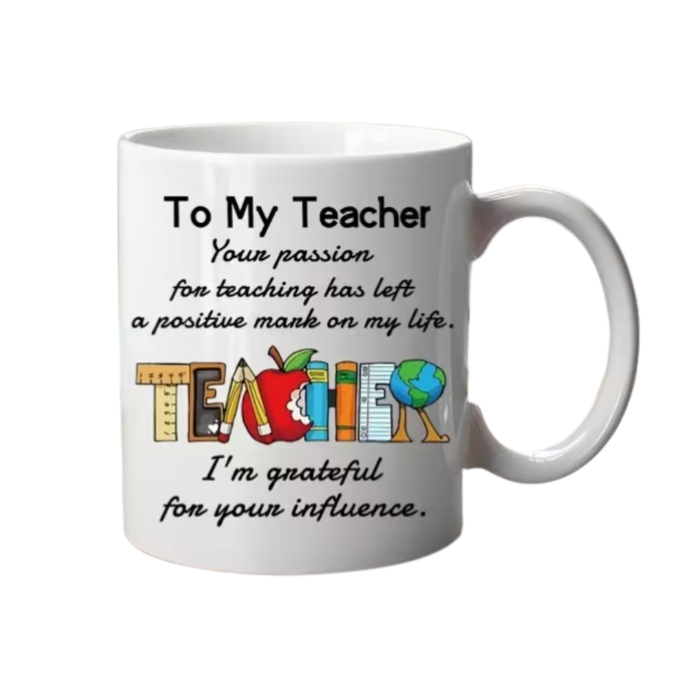 Ceramic Teacher Appreciation Coffee Mug 