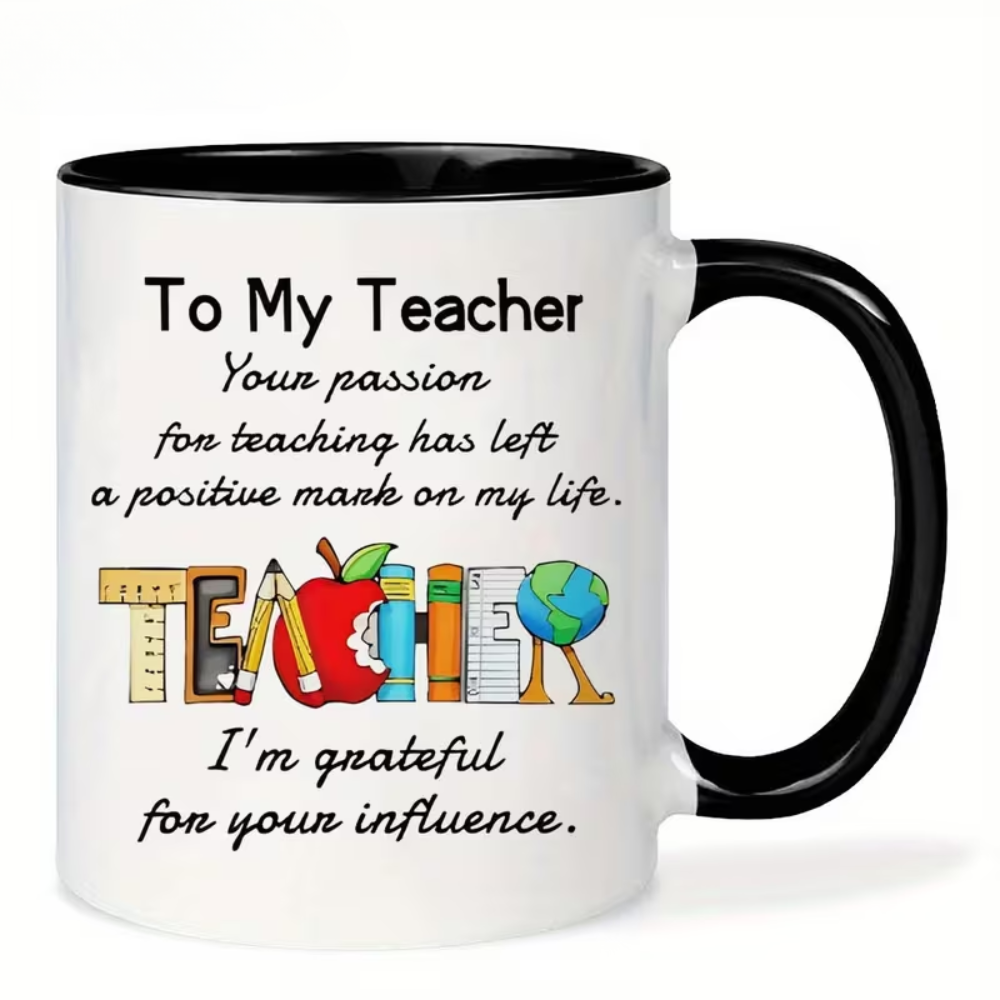 Ceramic Teacher Appreciation Coffee Mug