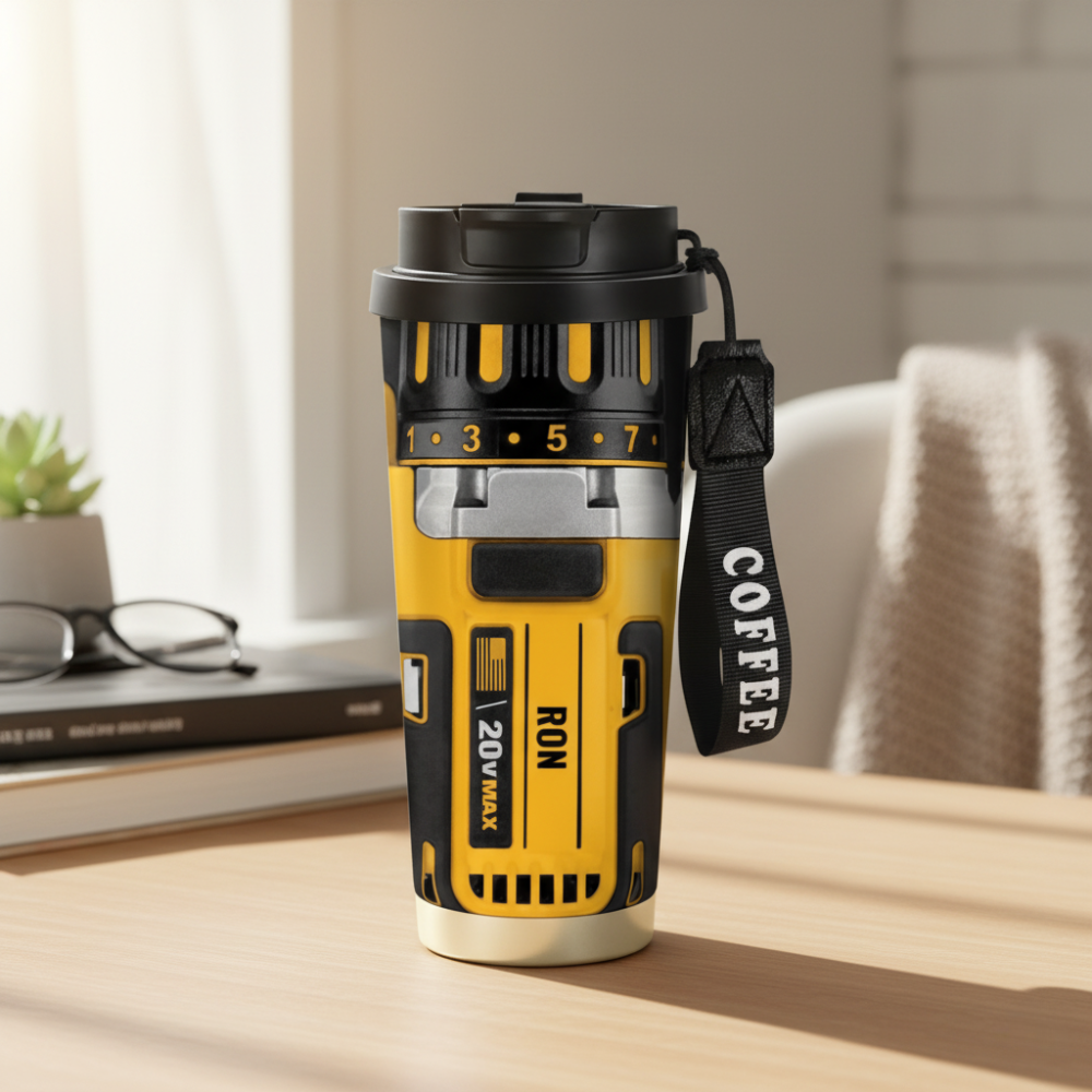 18 Oz Stainless Steel Travel Mug With Lid