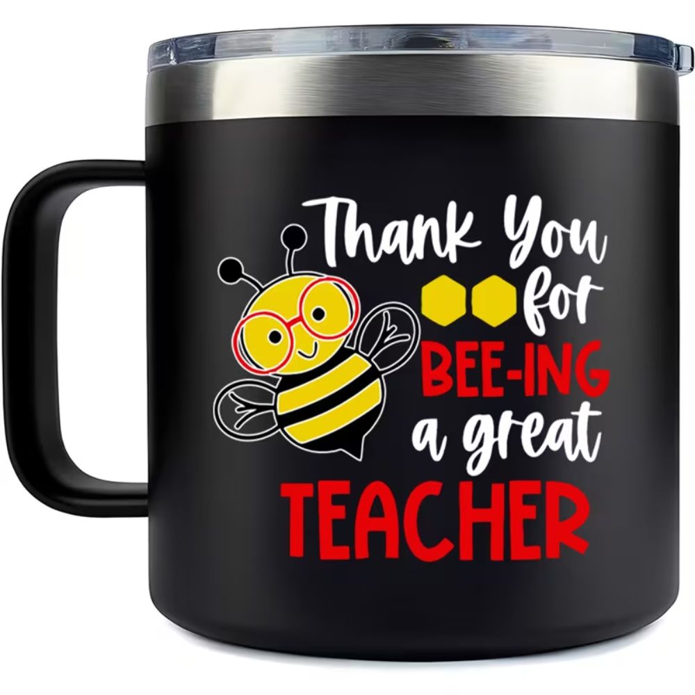 pc Stainless Steel Insulated Travel Mug, 14oz Double-Wall Vacuum Thermal Cup