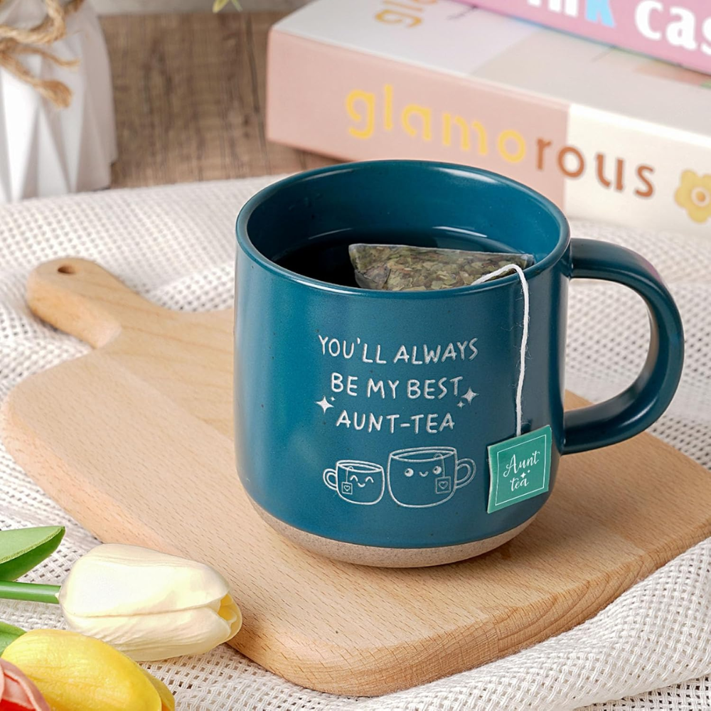 12.8 oz Ceramic Aunt Tea Coffee Mug Aunt Drinkware