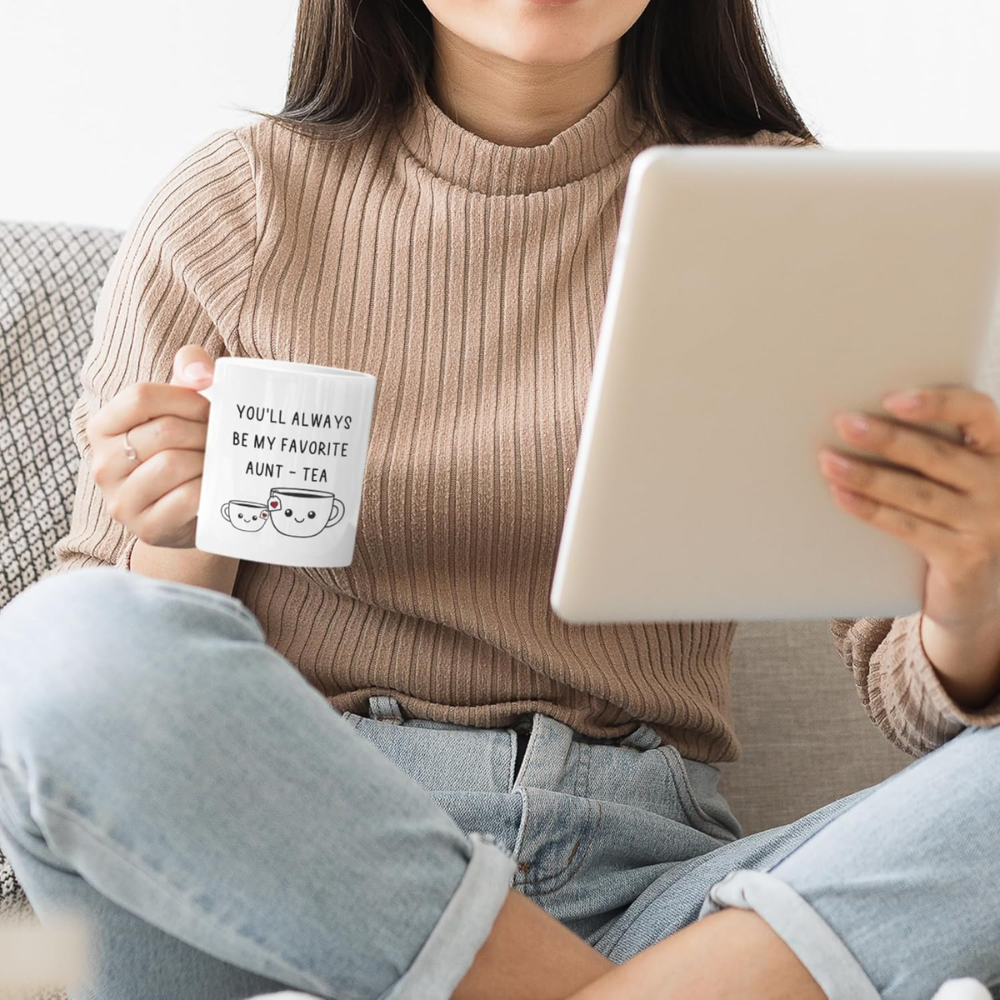 11 oz Ceramic Aunt Tea Funny Coffee Mug Aunt Drinkware