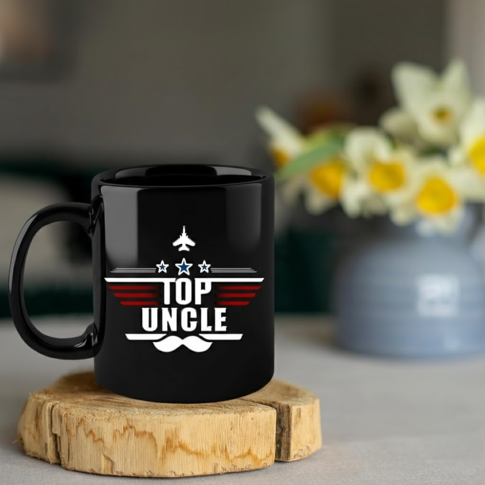 11 oz Ceramic Top Uncle Coffee Mug Drinkware
