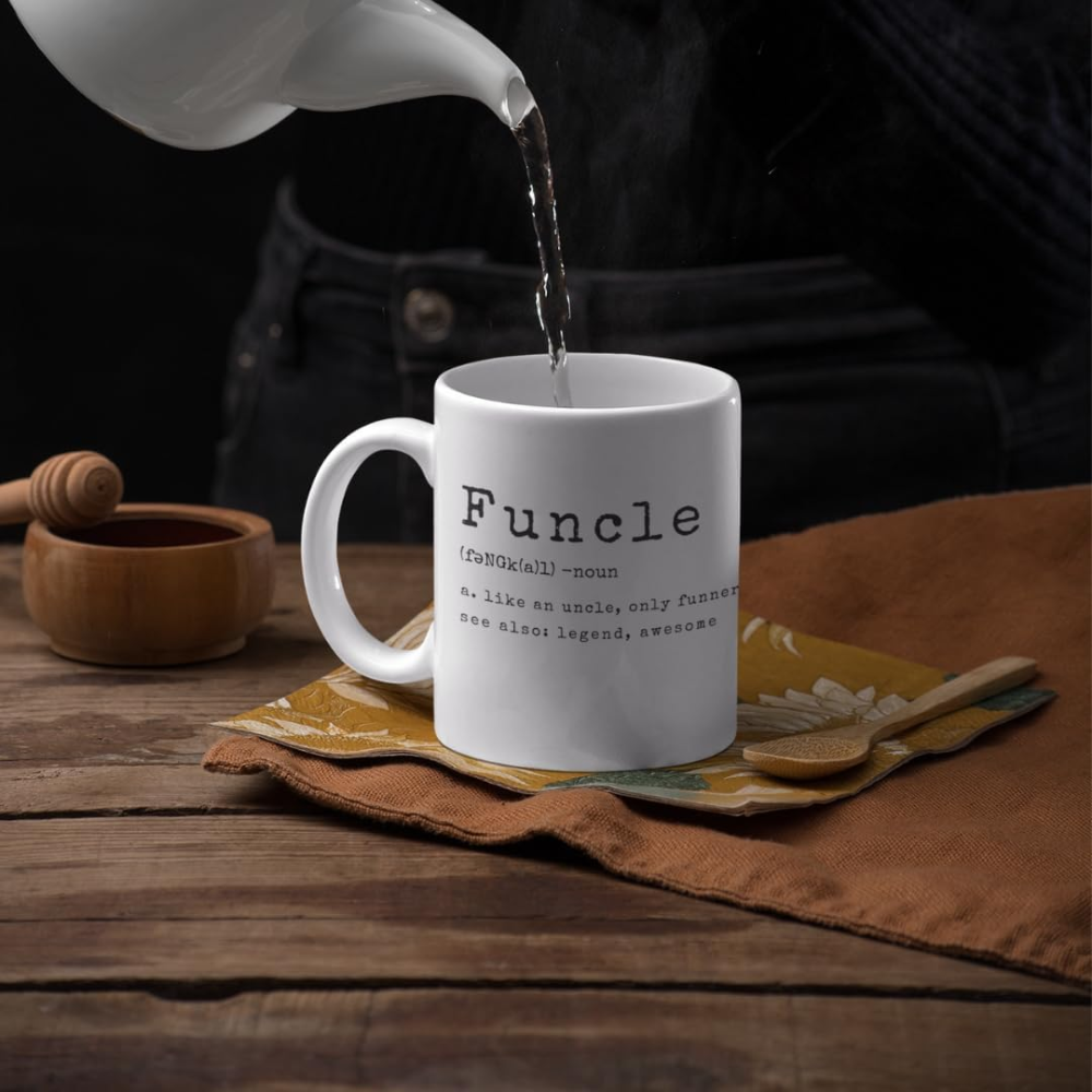 Ceramic Funcle Like a Normal Uncle Coffee Mug Funny Drinkware