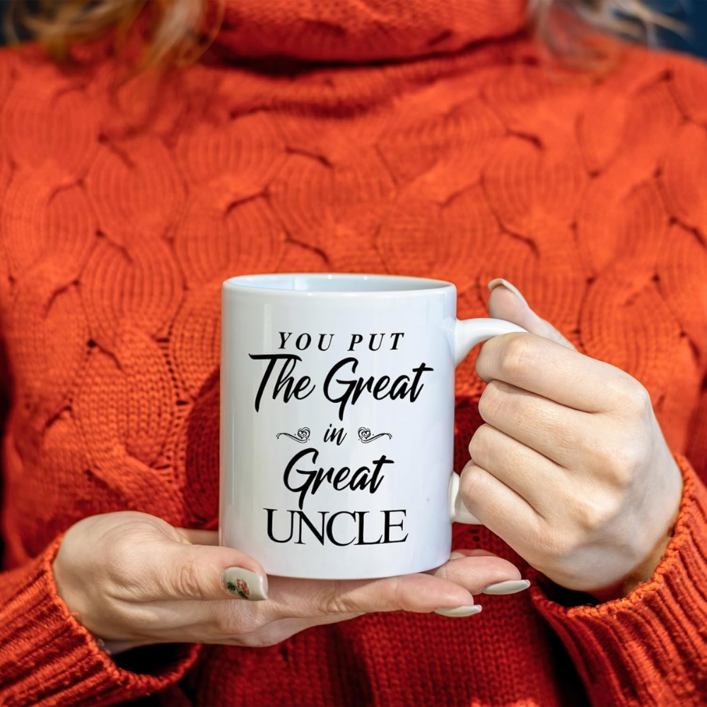 11 oz Ceramic Great Uncle Quote Coffee Mug Drinkware