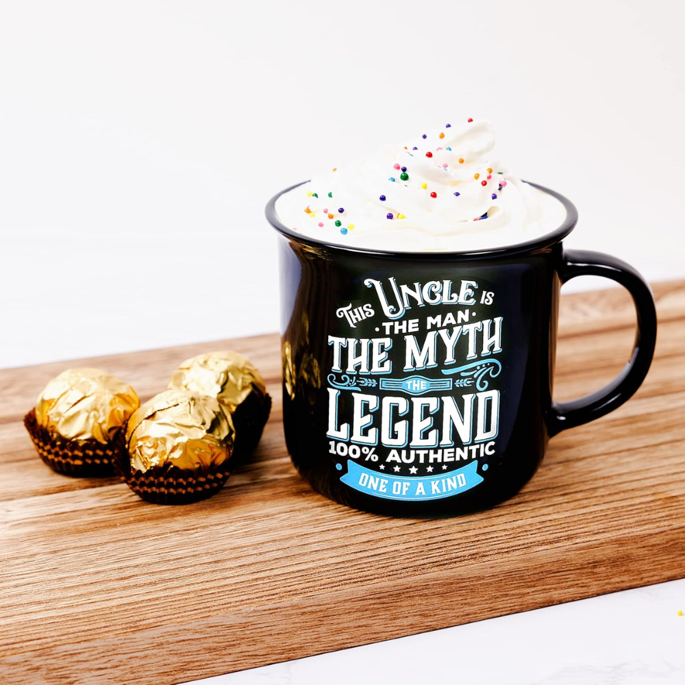 13 oz Ceramic Campfire Style Coffee Mug Double Sided Drinkware