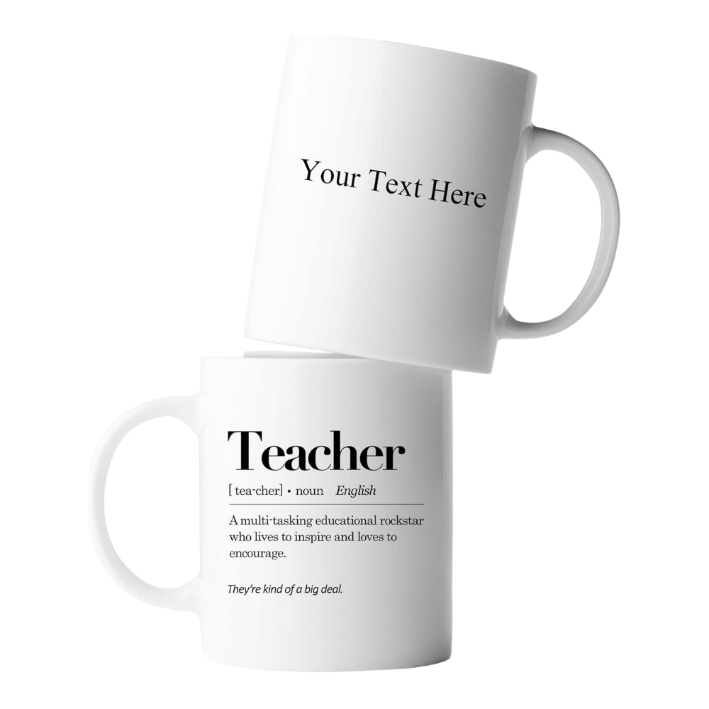 Teacher Definition Mug Teacher Gifts Appreciation Gifts from Students