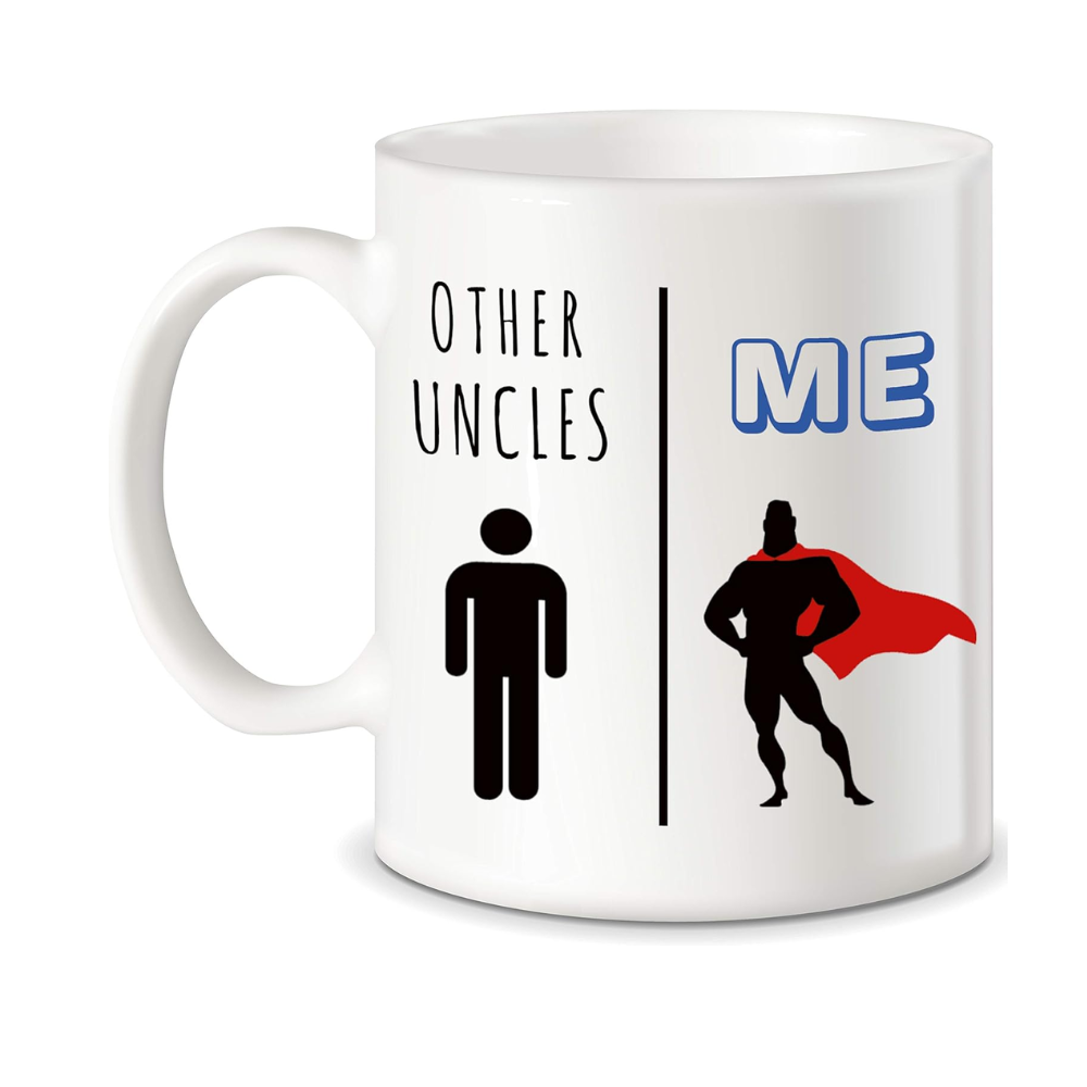 Ceramic Funny My Uncle vs Other Uncles Coffee Mug Novelty Drinkware
