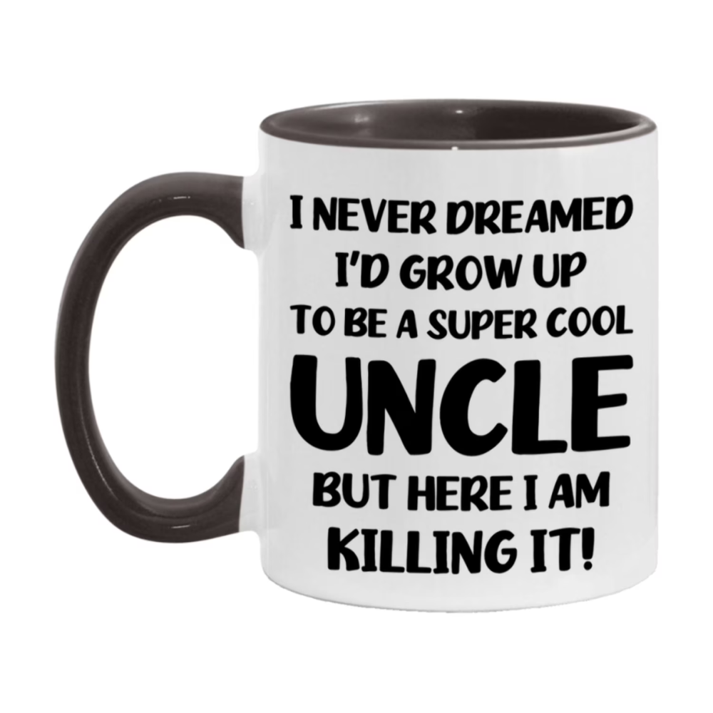 Ceramic Super Cool Uncle Coffee Mug Funny Quote Drinkware