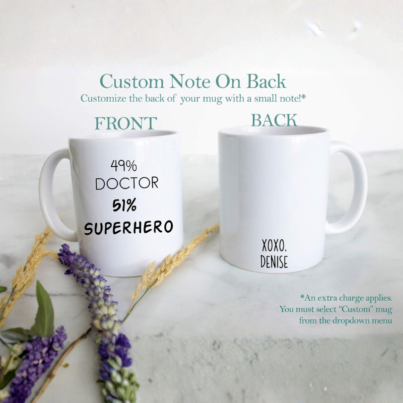 Gift for Doctor Personalized New Doctor Gift Funny Doctor Mug Custom Doctor Mug