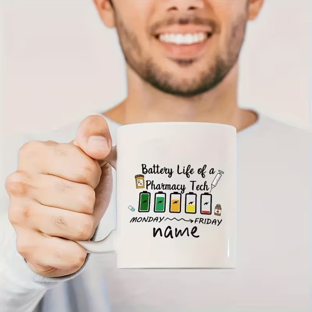 Personalized Doctor Ceramic Coffee Mug with Name and Date Drinkware