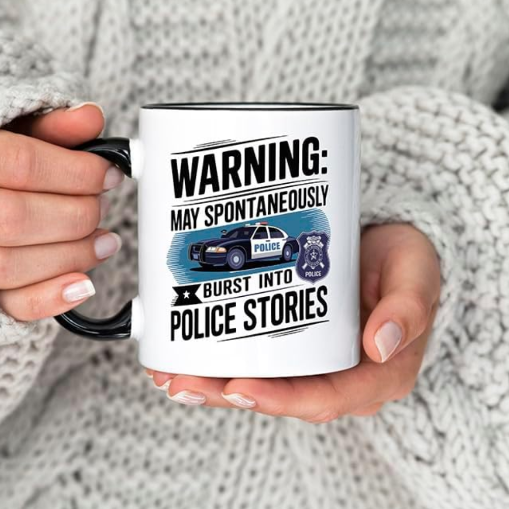 11 oz Ceramic Funny Police Officer Coffee Mug Law Enforcement Drinkware