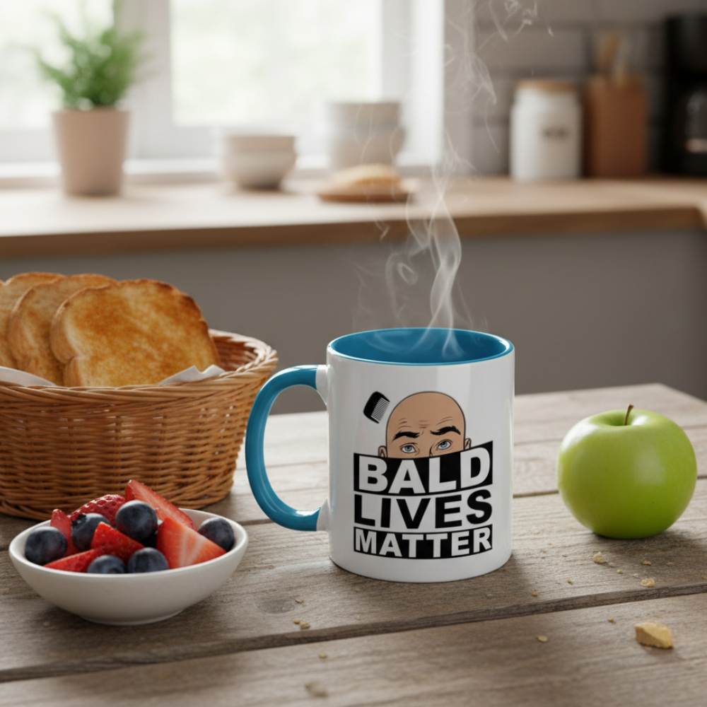 1 Piece Of Bald Lives Matter Funny Coffee Mug
