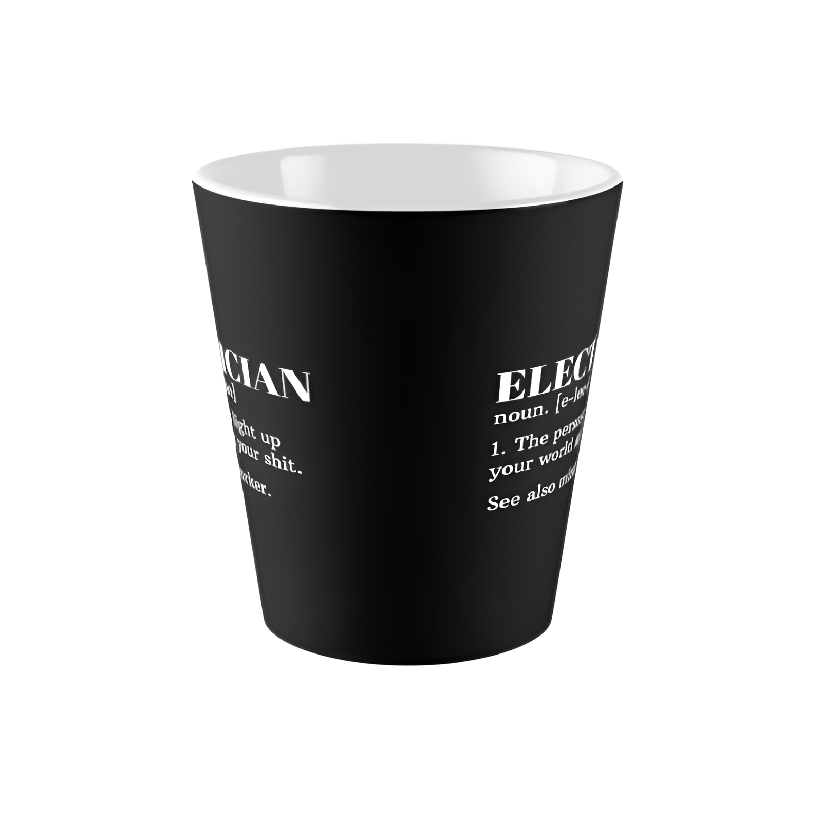 Electrician Definition Printed Ceramic Coffee Mug