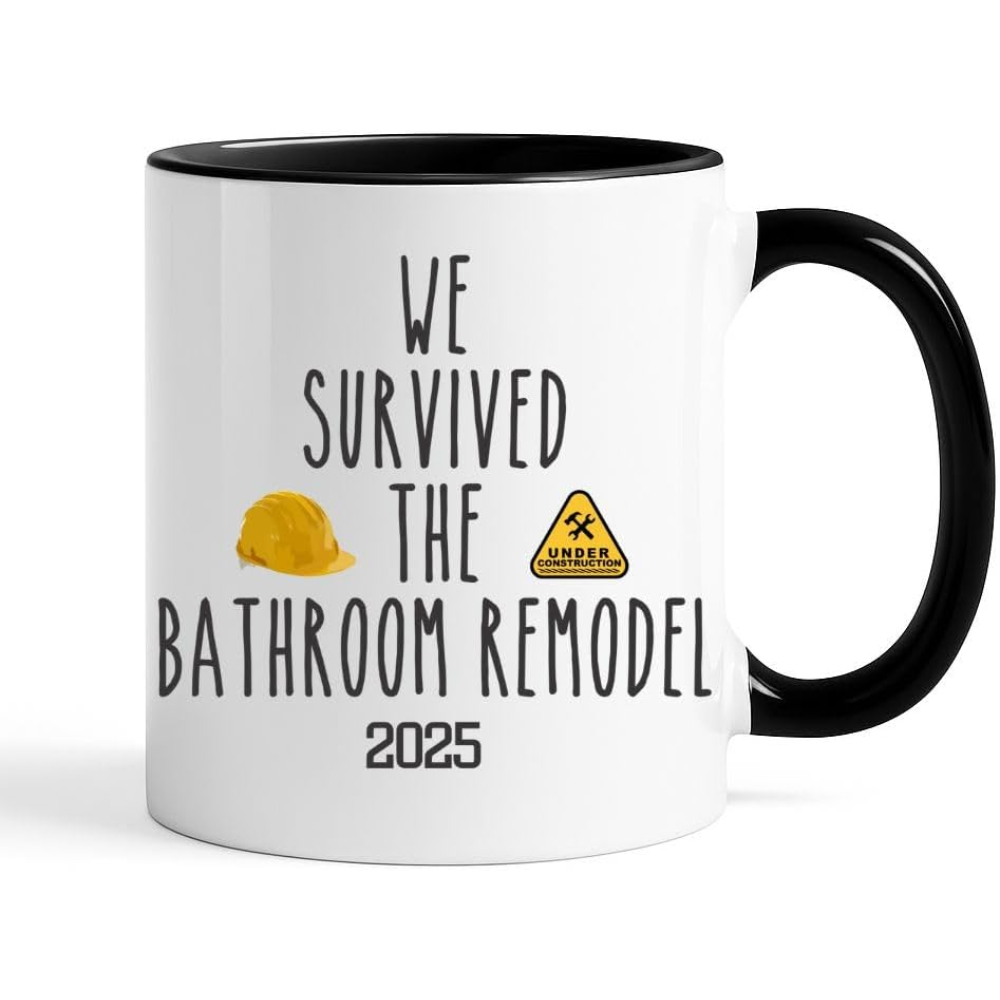 B.A.I. Plumber Coffee Mug Gift Idea, We Survived The Bathroom Remodel 2025