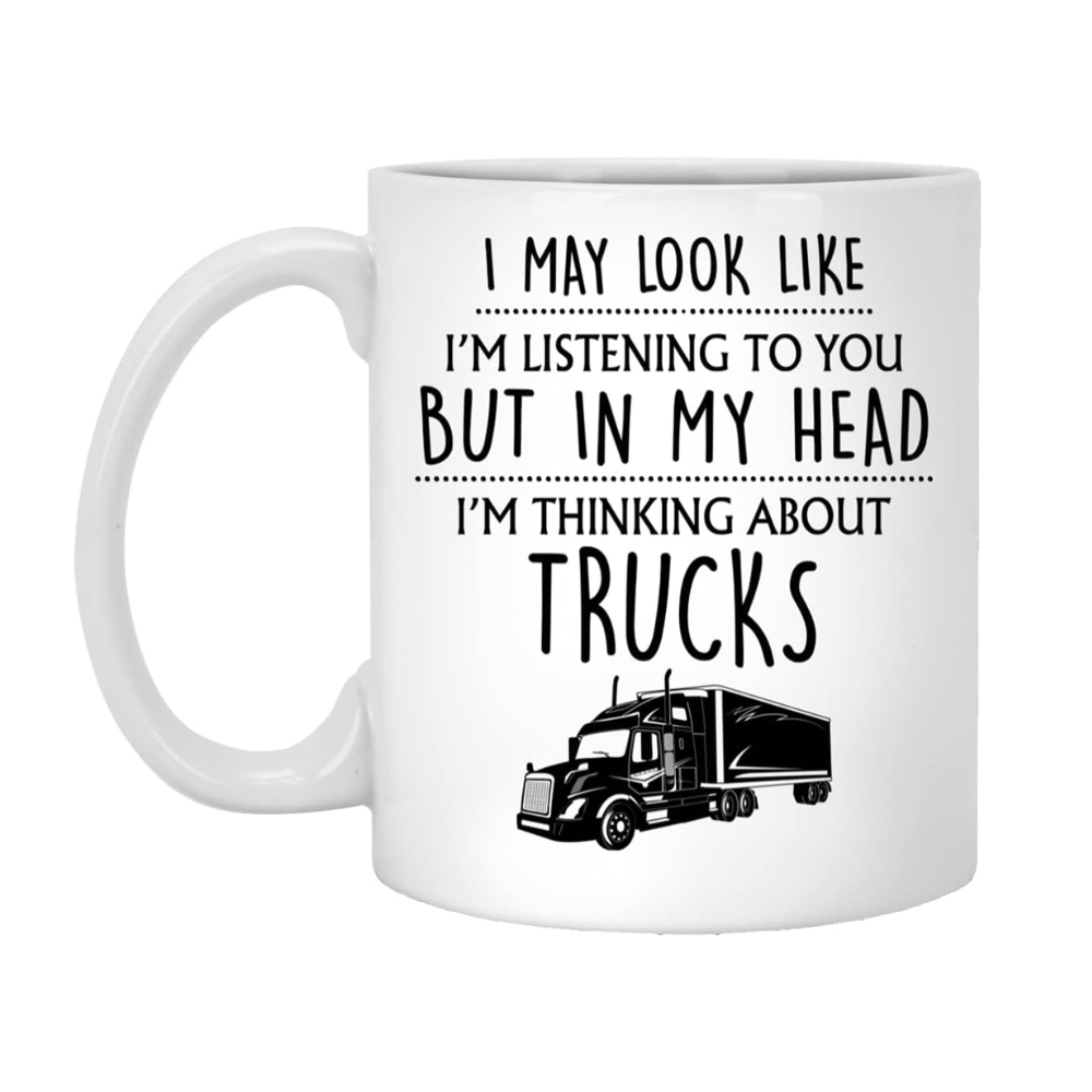 11oz Ceramic Truck Driver Coffee Mug