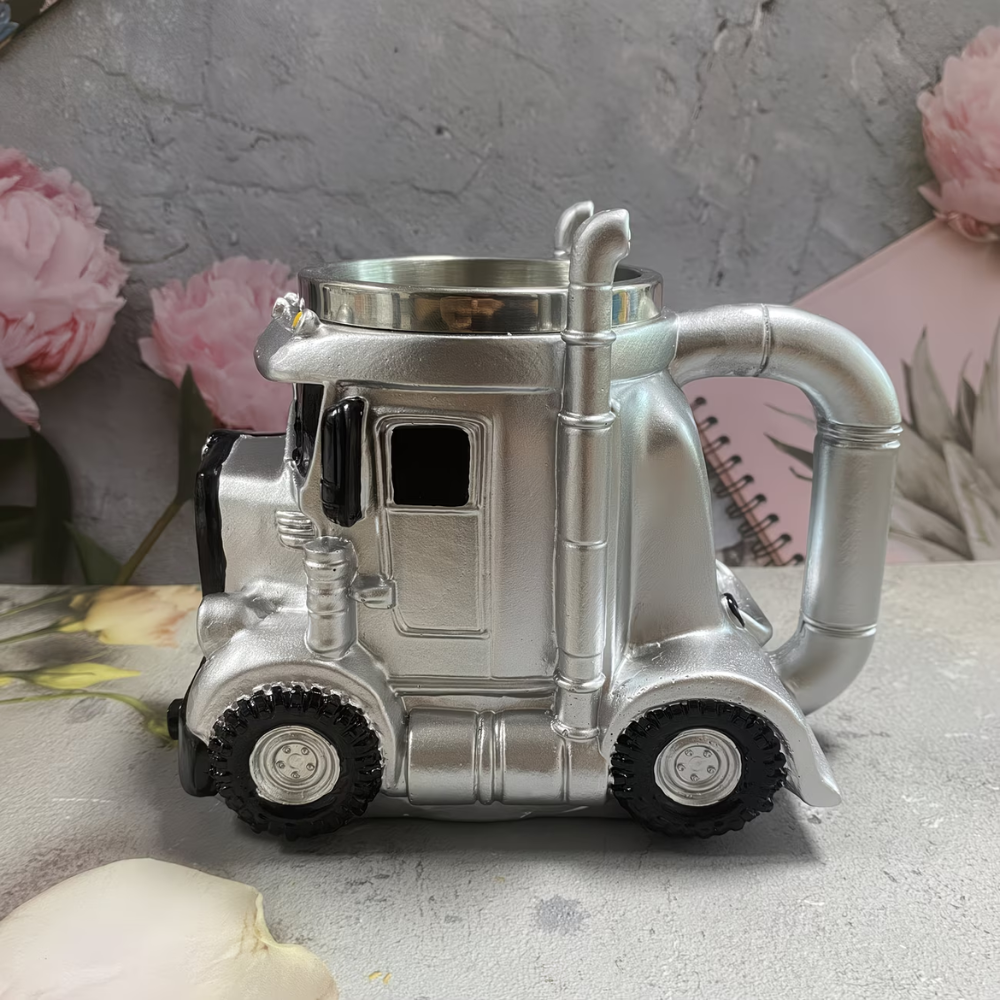Truck Shaped Resin Coffee Mug for Home Decor