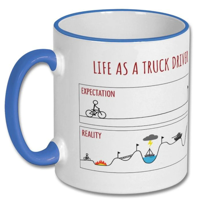 Expectations Vs Reality Truck Driver Funny Gift Truck Driver Gift