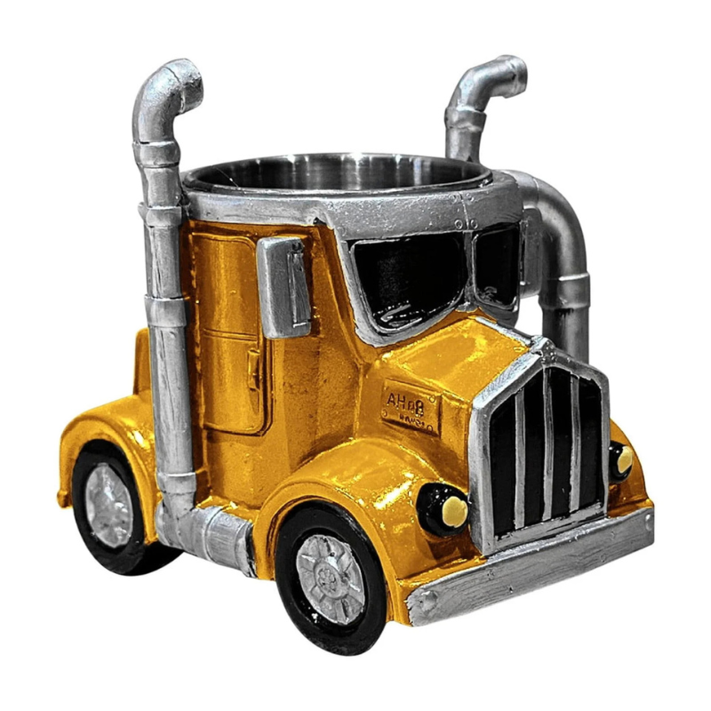 Steadline Handcrafted Semi Truck Shaped Ceramic Coffee Mug 350ml Capacity