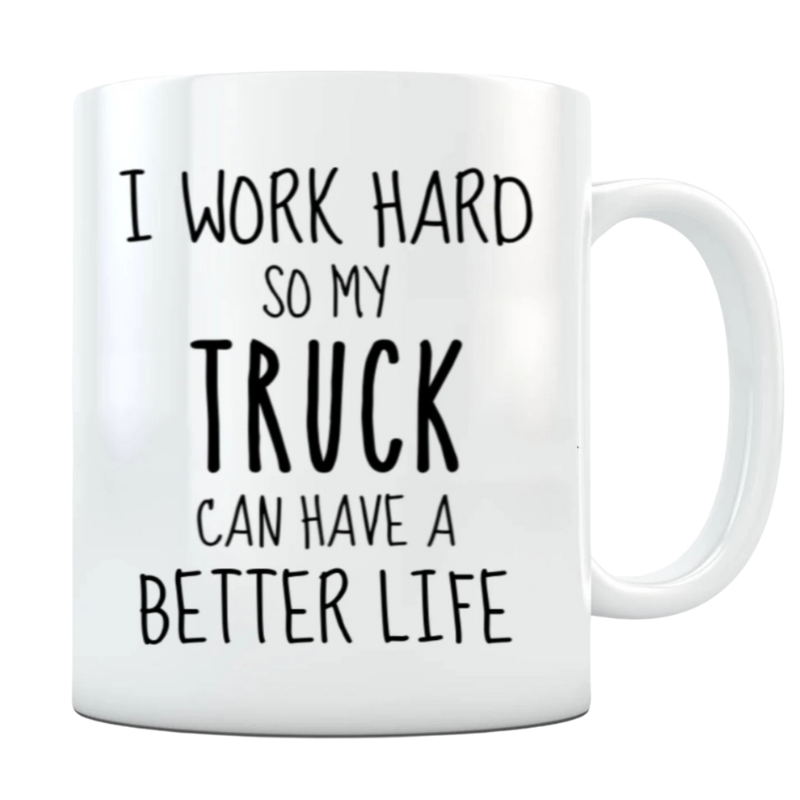 Truck Guy Gifts Truck Mug Gifts for Him Mens Gift Guy Gift Mechanic Gifts