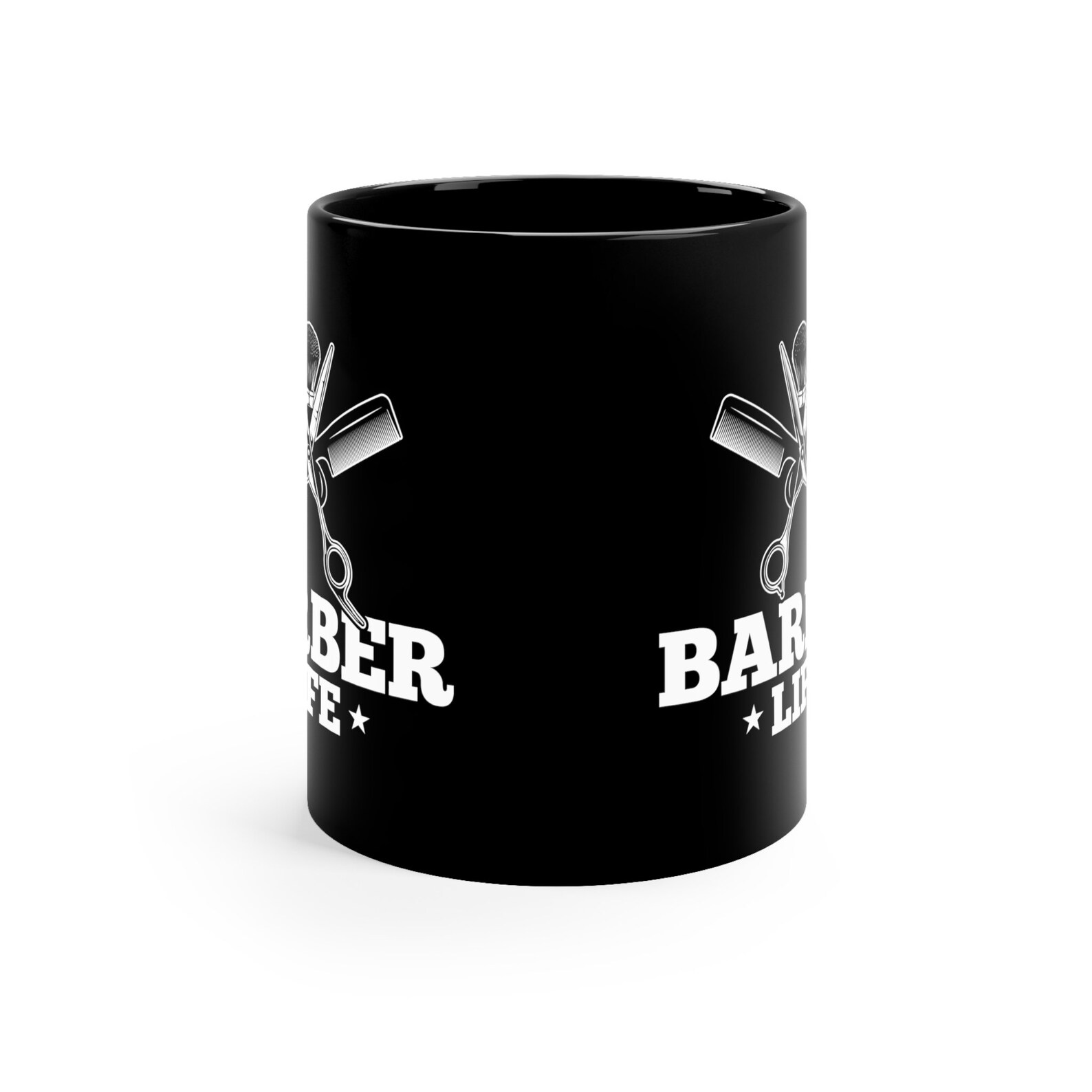Funny Barber Life Coffee Mug Barber Theme Gift Coffee Cup