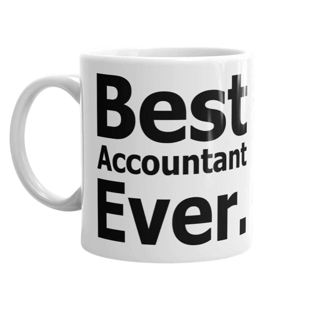 Best Accountant Ever Coffee Tea Ceramic Mug Office Work Cup