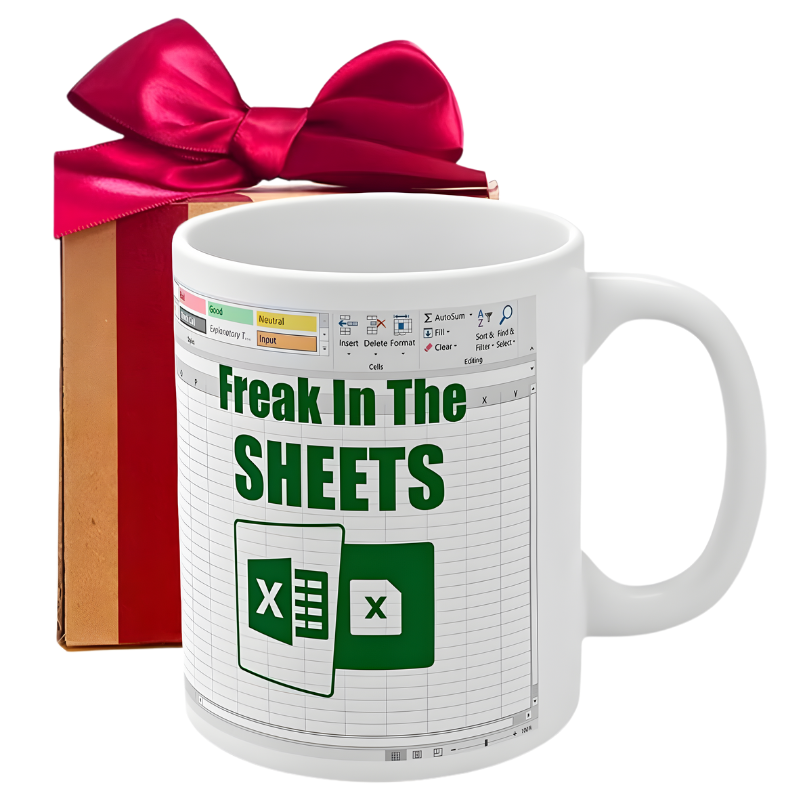 Spreadsheet Accountant Coffee Mug Funny CPA CFO Accounting Appreciation Gift for Coworkers
