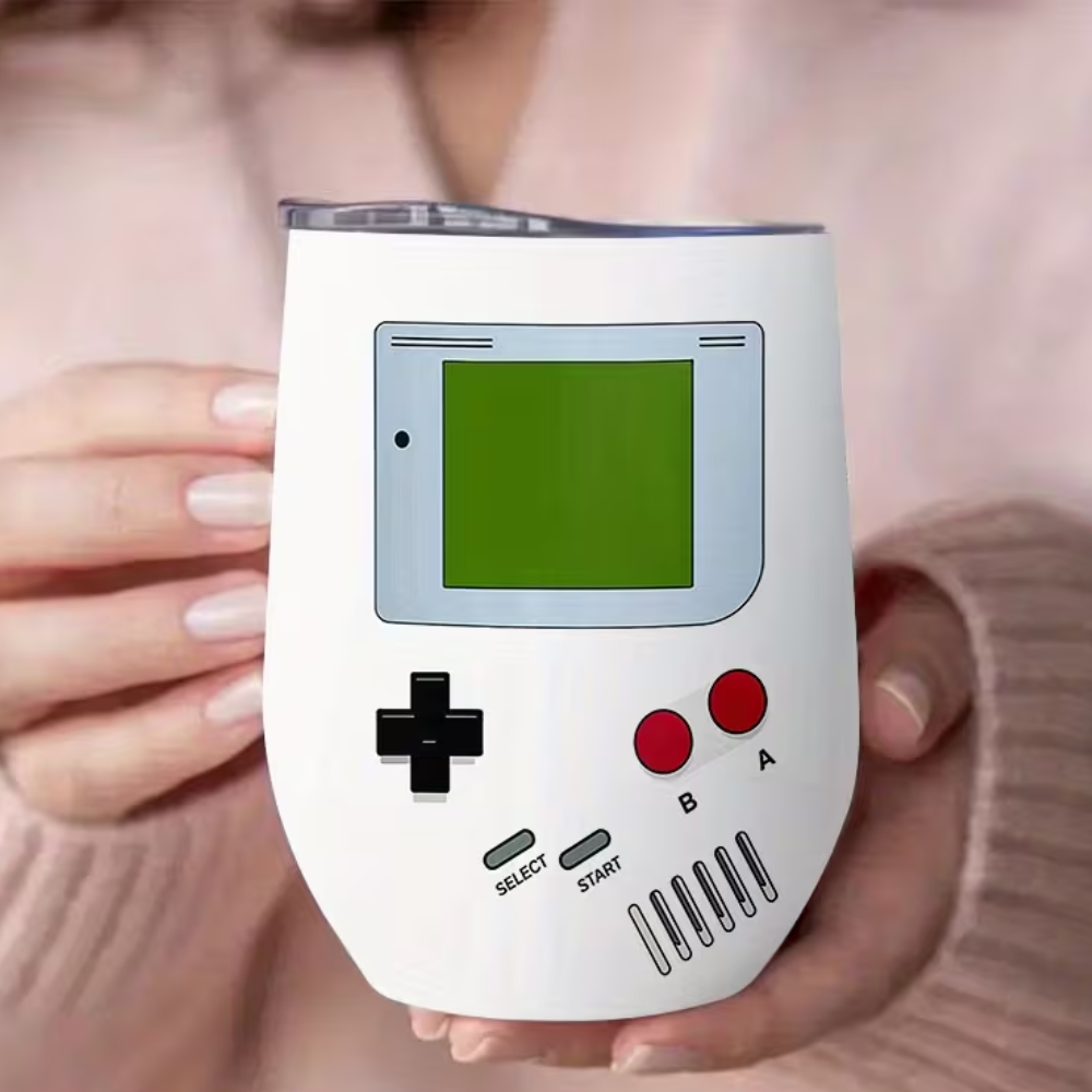 1 Piece Of Retro Gaming Tumbler 12oz Stainless Steel NES Controller Mug