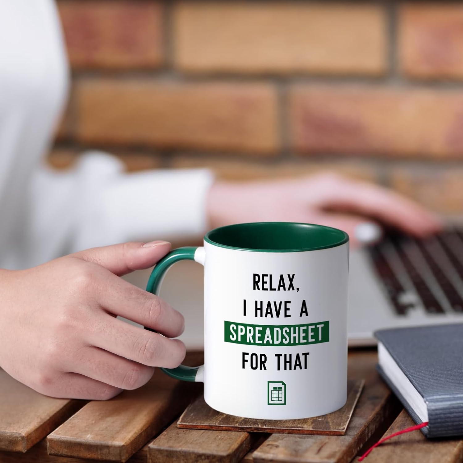 Funny Accountant Spreadsheet Coffee Mug CPA Gift