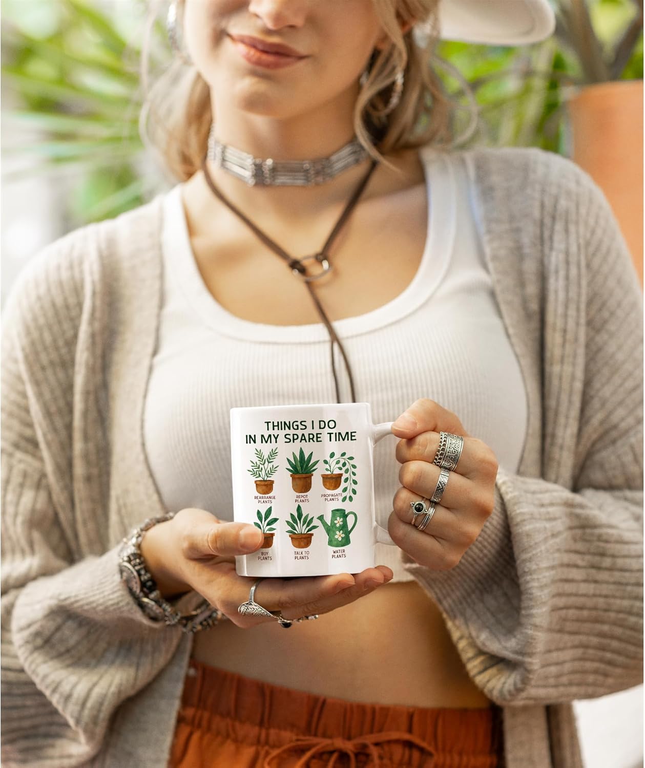 Plant Lover Gardening Coffee Mug Spare Time Humor Gift