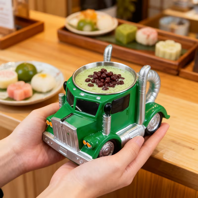 Mugs Coffee Cups Handcrafted Truck Shaped Coffee Cup Reusable ABS Plastic