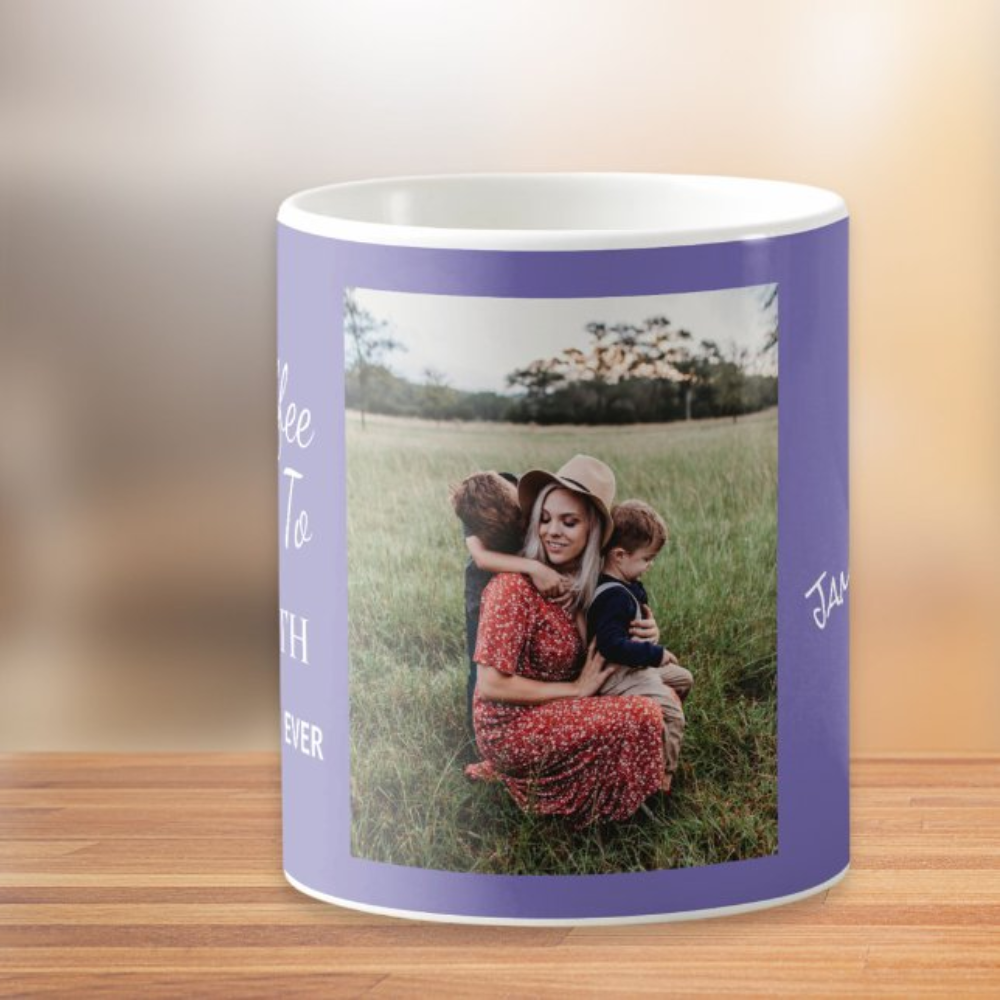 Personalized Aunt Photo Coffee Mug With Custom Name