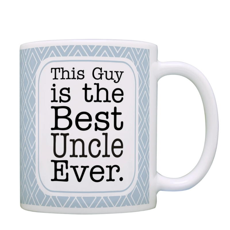 Proud Uncle Message Print 11oz Ceramic Coffee Mug