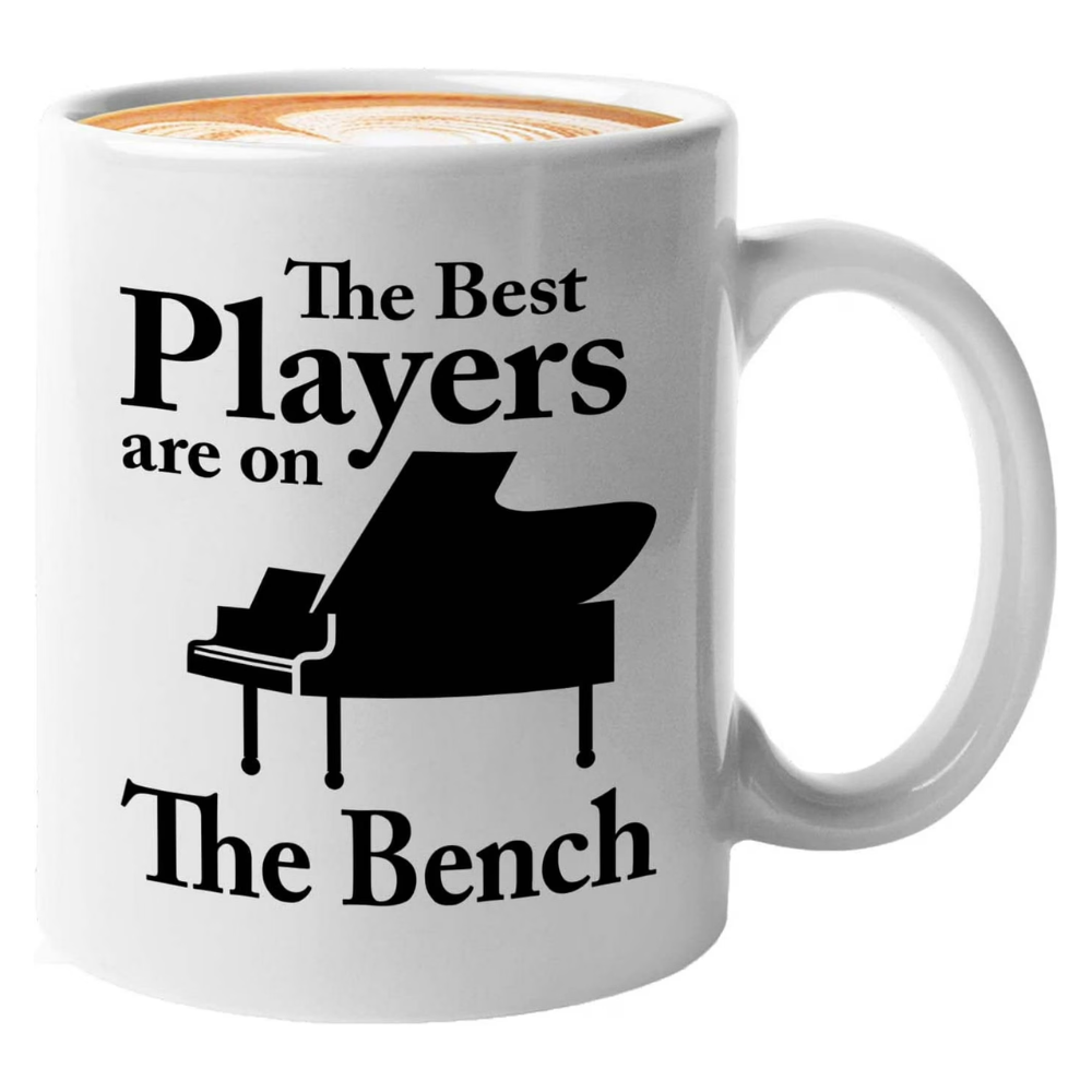 88 Keys Piano Player Themed Musician Coffee Mug