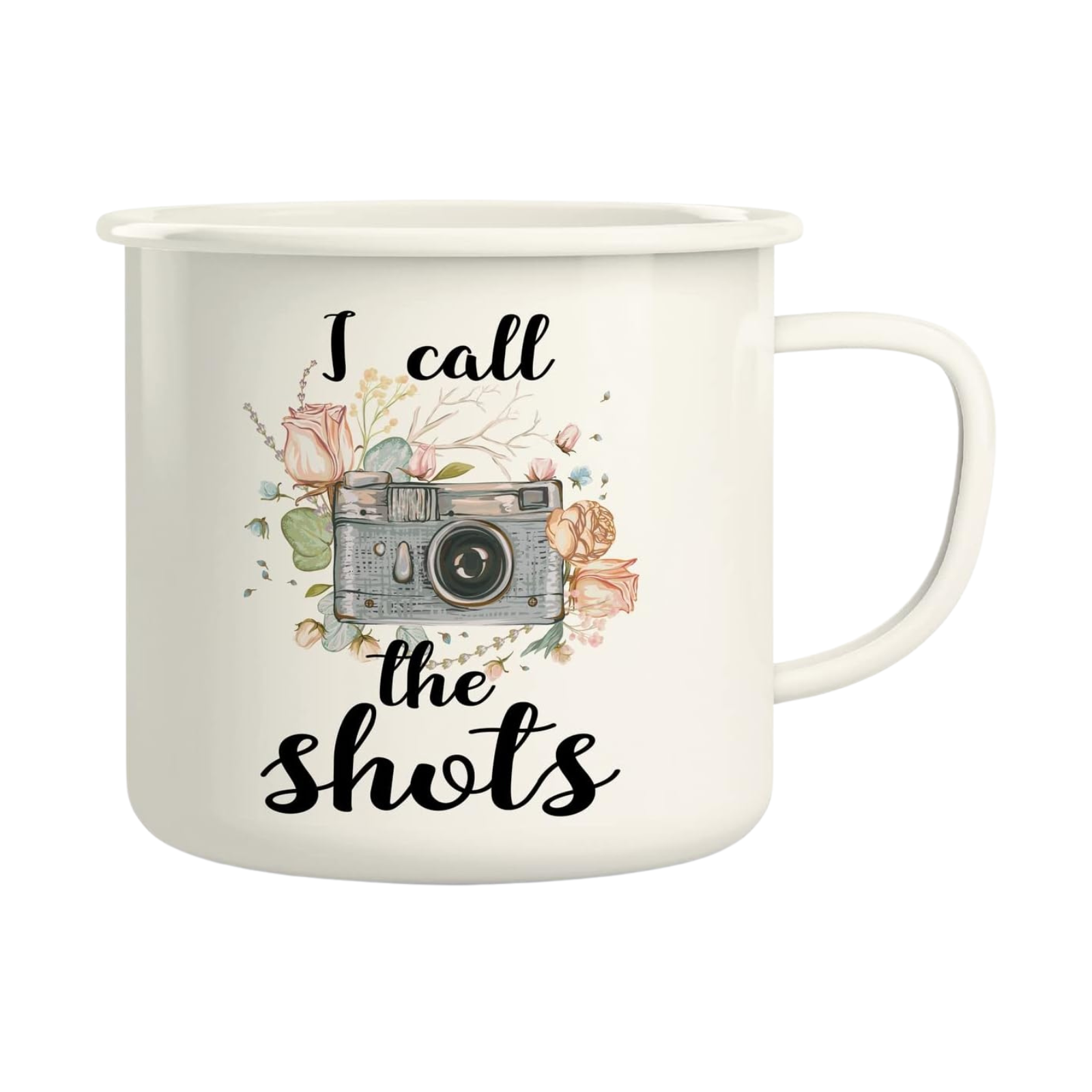 I Call The Shots Text Printed 16 Oz Funny Photography Coffee Mug