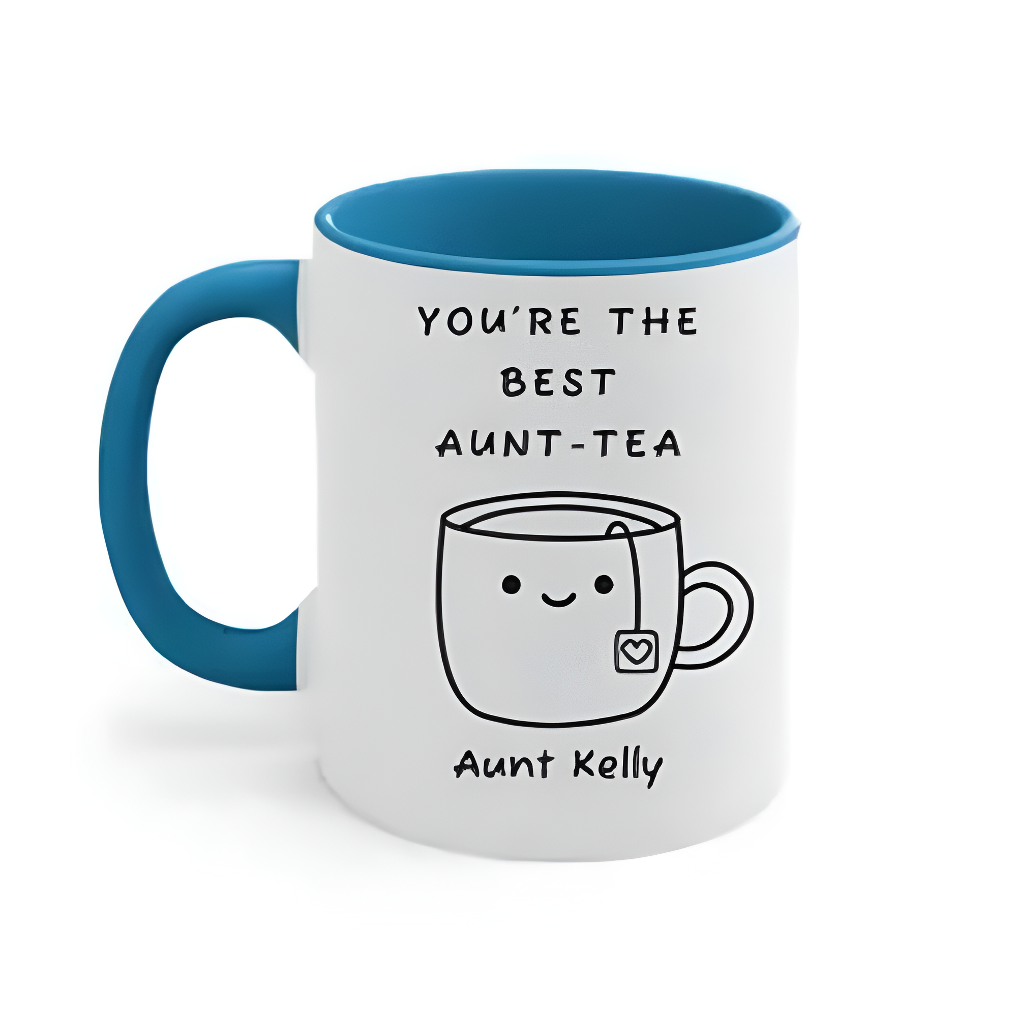 Personalized Aunt Mug With Double Sided Print