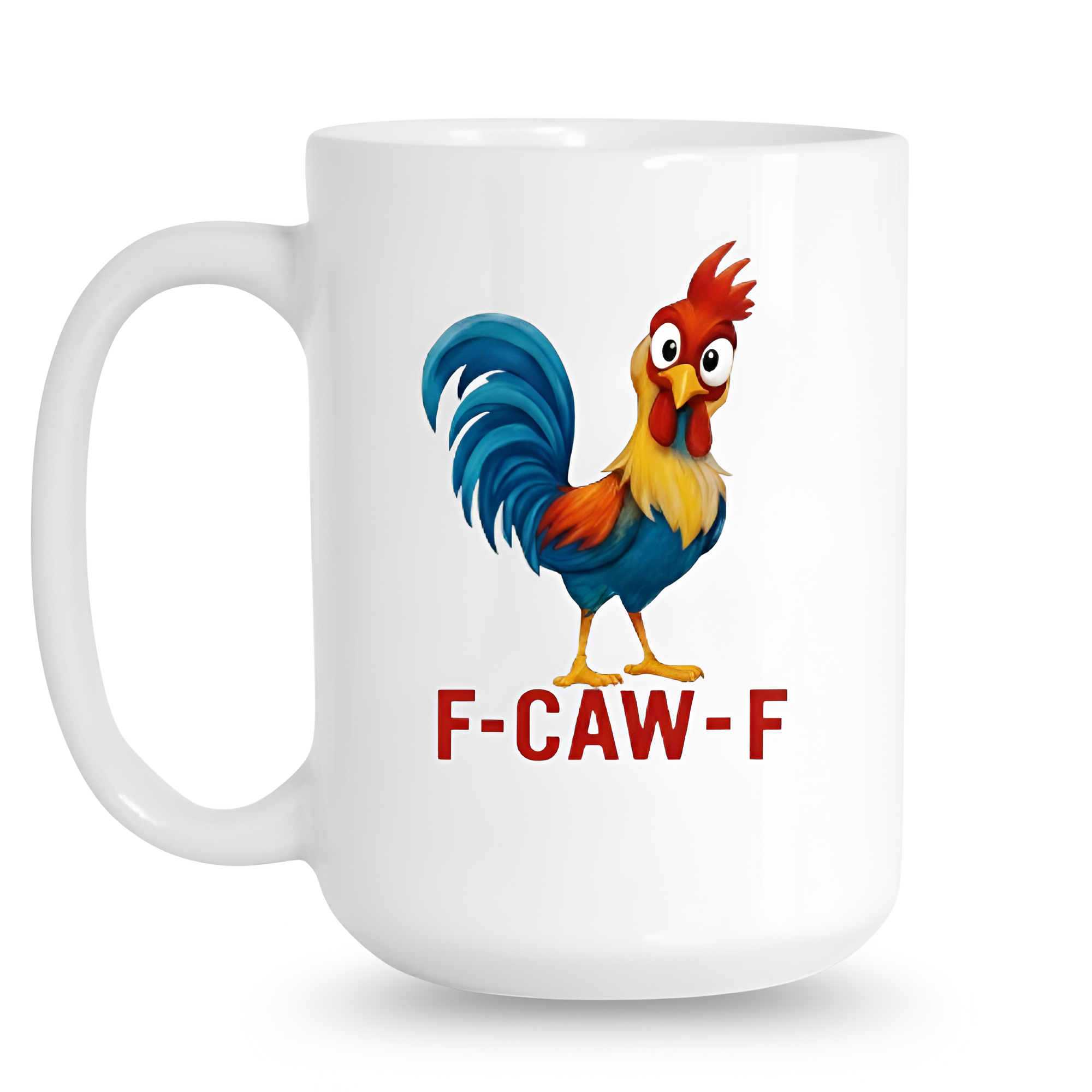 Rooster Design Ceramic Coffee Mug