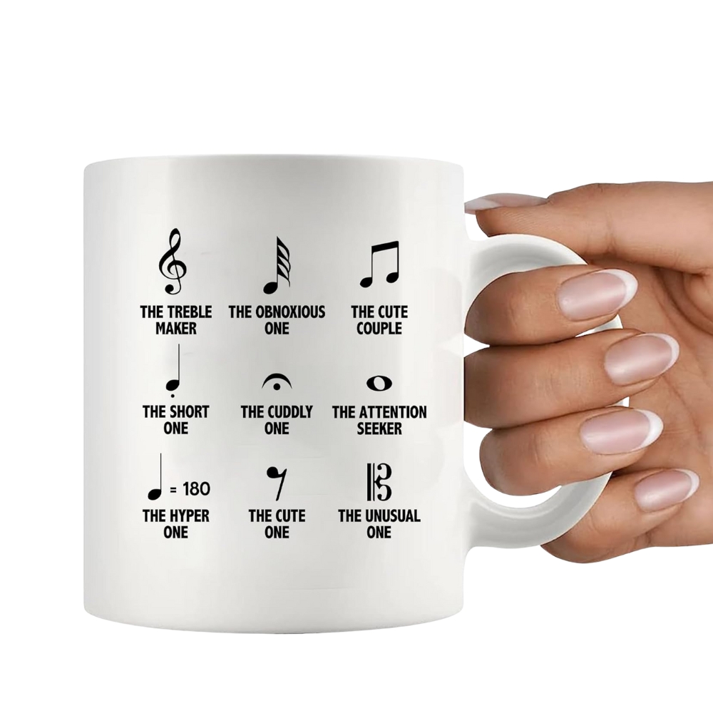 Musical Notes Symbol Definition Musicians Gifts Choir Director Member Pianist Music Teacher Student Piano
