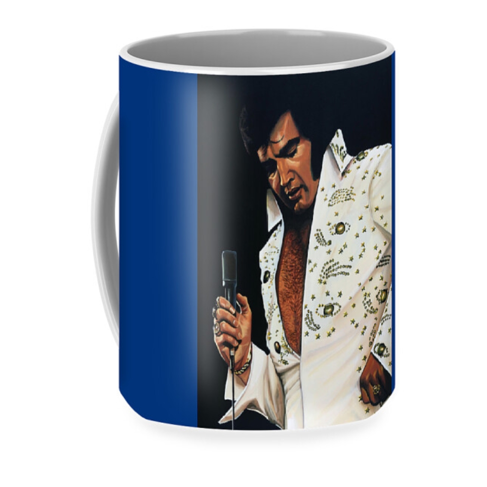Elvis Presley Painting Coffee Mug