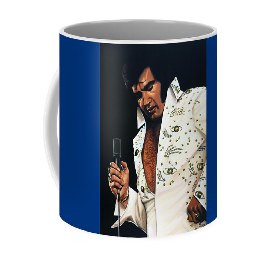 Elvis Presley Painting Coffee Mug