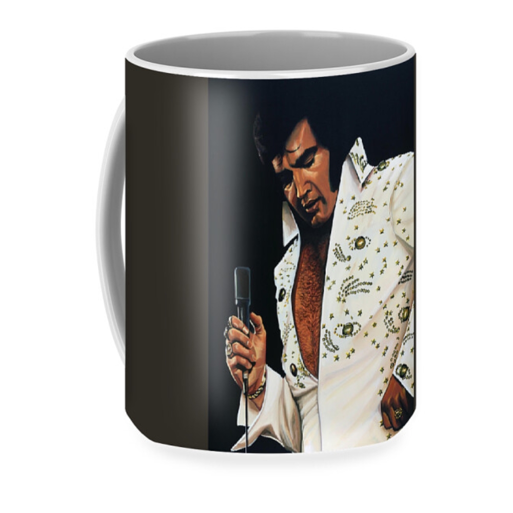 Elvis Presley Painting Coffee Mug