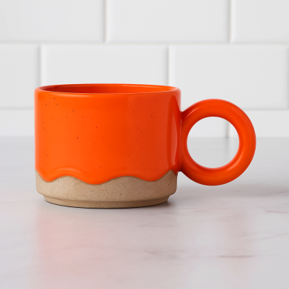 16 fl oz Stoneware Drippy Glass Mug - Room Essentials-Mineral Mug
