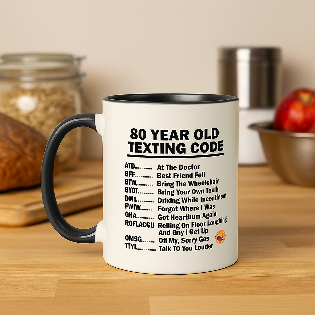80th Birthday Mug Funny Coffee Cup Gift for 80 Year Old