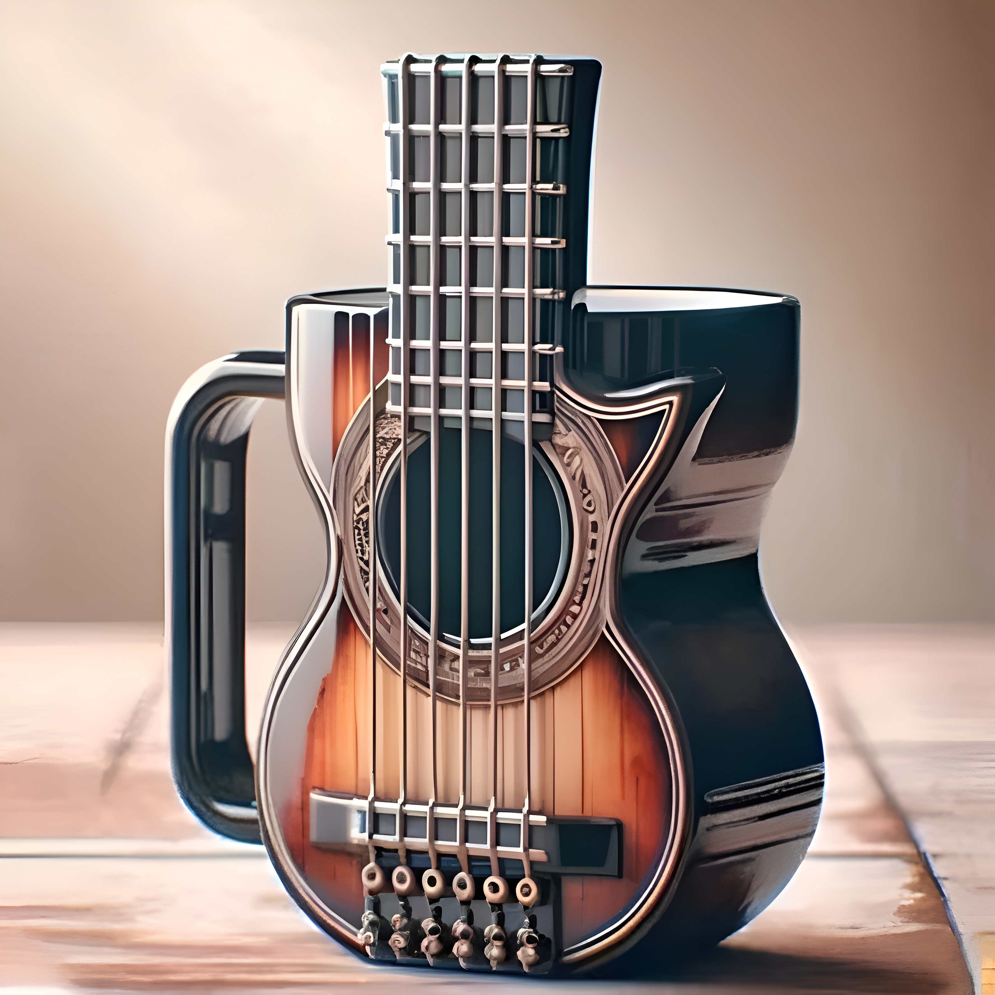 Novelty Music Instrument Themed Musician Coffee Mug