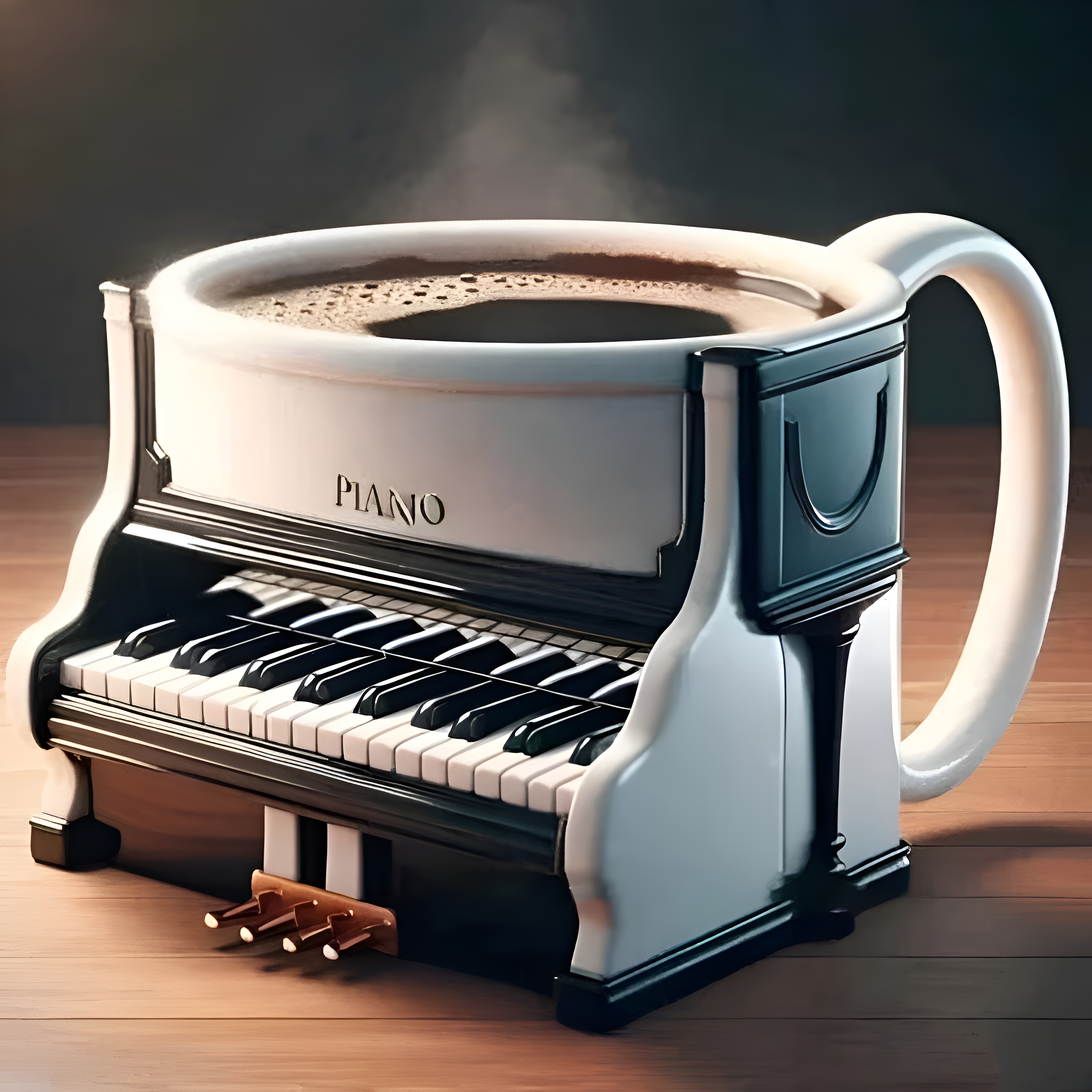 Novelty Music Instrument Themed Musician Coffee Mug