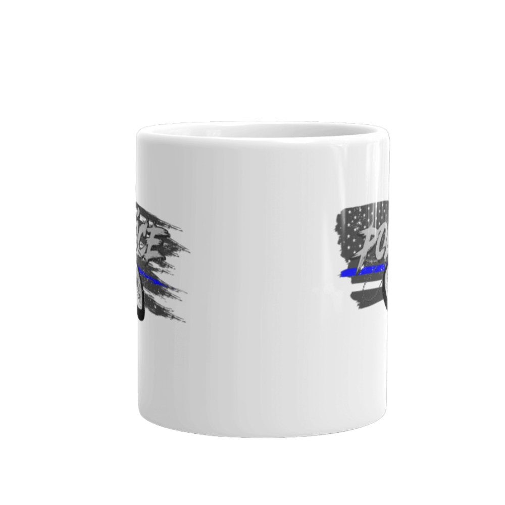 Police Badge (Thin Blue Line) Mug