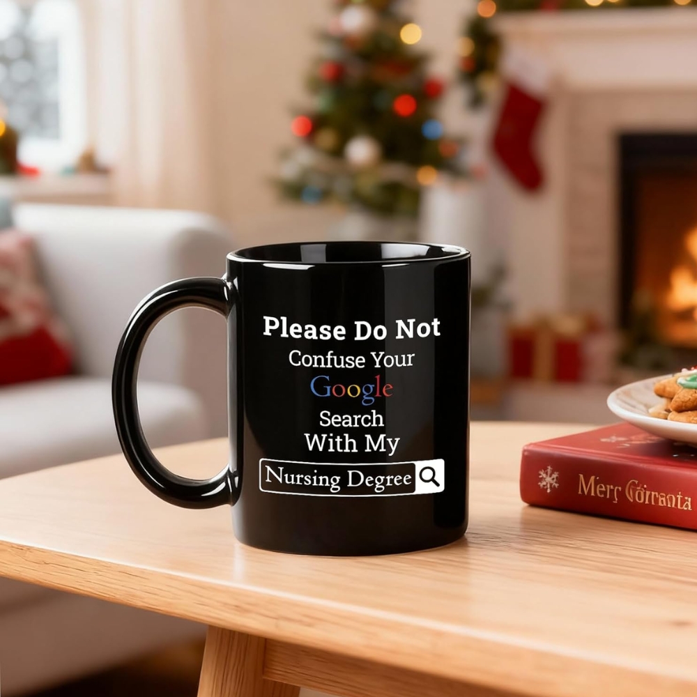 Nurse Christmas Gifts for Women Men, Funny Nurse Mug 11Oz