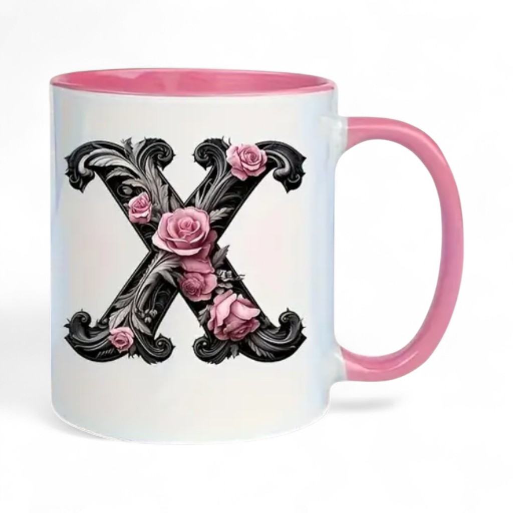 Alphabet Printed Ceramic Mug